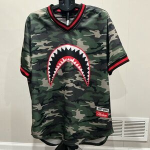 Camo Shark Graphic Jersey
